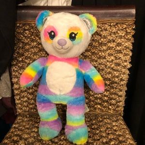 Rainbow build-a-bear bear.